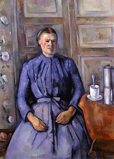 Woman with a Coffee Pot, c.1890/95 | Cezanne | Painting Reproduction