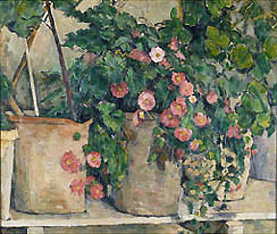 Still Life with Petunia, c.1879/82 by Cezanne | Painting Reproduction
