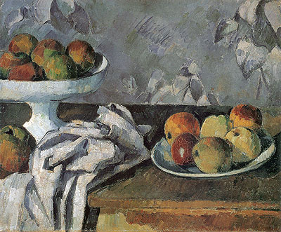 Still Life with Compotier, c.1879/80 by Cezanne | Painting Reproduction