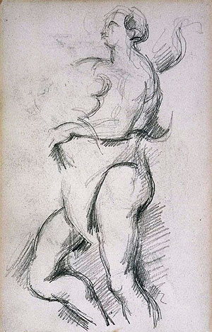 Allegorical Figure of Health, c.1882/90 by Cezanne | Painting Reproduction