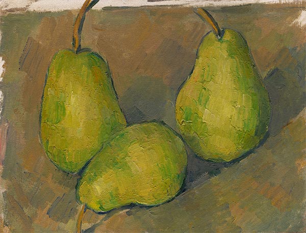Three Pears, c.1878/79 | Cezanne | Painting Reproduction