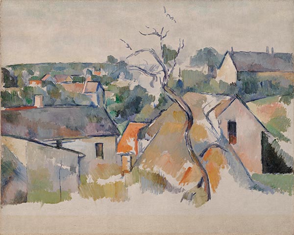 The Rooftops, c.1898 by Cezanne | Painting Reproduction