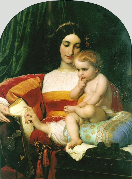 The Childhood of Pico della Mirandola, 1842 | Paul Delaroche | Painting Reproduction