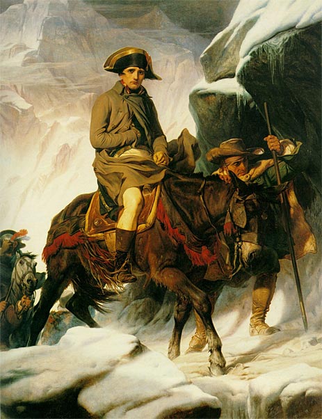 Napoleon Crossing the Alps, 1850 | Paul Delaroche | Painting Reproduction