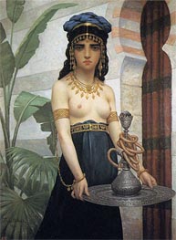 The Harem Servant Girl, 1874 by Paul Desire Trouillebert | Painting Reproduction