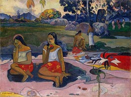 Sacred Spring: Sweet Dreams (Nave nave moe), 1894 von Gauguin | Gemälde-Reproduktion
