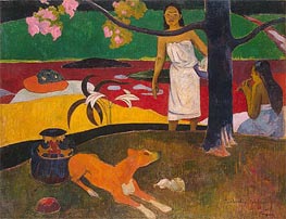 Pastorales Tahitiennes, 1892 by Gauguin | Painting Reproduction