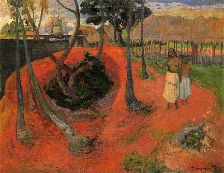Idyll in Tahiti, 1901 by Gauguin | Painting Reproduction