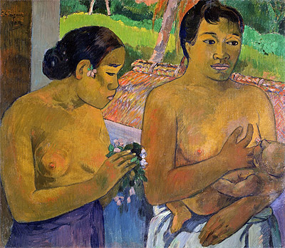 The Offering, 1902 by Gauguin | Painting Reproduction