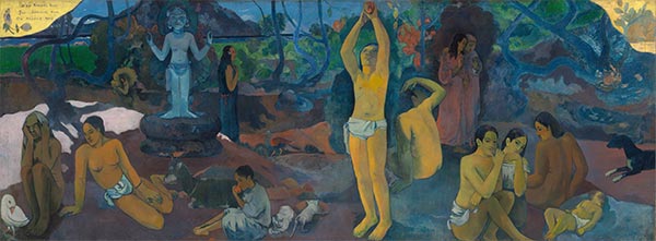 Where do We Come From. What are We Doing. Where Are We Going., 1897 | Gauguin | Painting Reproduction