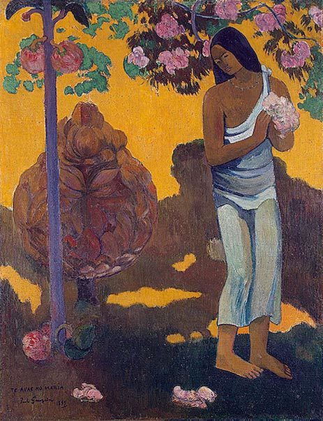 The Month of Mary (Te avae no Maria), 1899 by Gauguin | Painting Reproduction
