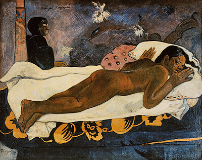 Manao Tupapau (Spirit of the Dead Watching), 1892 | Gauguin | Painting Reproduction