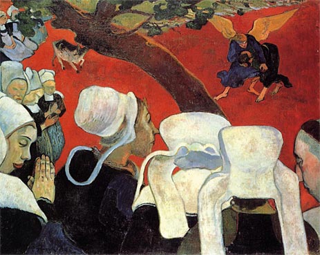 The Vision after the Sermon, 1888 | Gauguin | Painting Reproduction