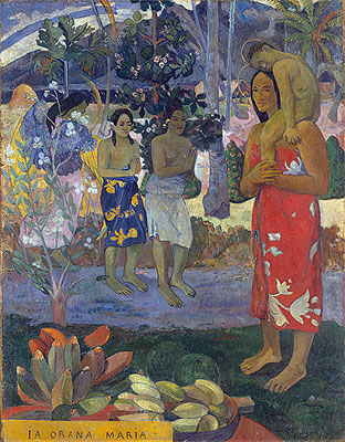 Ia Orana Maria (Hail Mary), 1891 | Gauguin | Gemälde Reproduktion