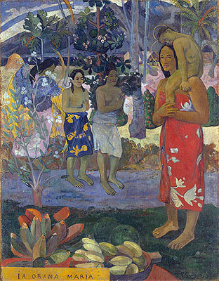 Ia Orana Maria (Hail Mary) | Gauguin | Painting Reproduction