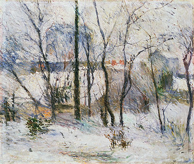 Garden under Snow | Gauguin | Painting Reproduction