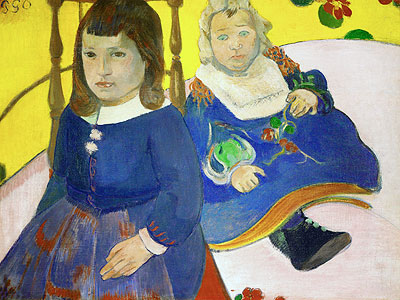Two Children, 1889 | Gauguin | Painting Reproduction