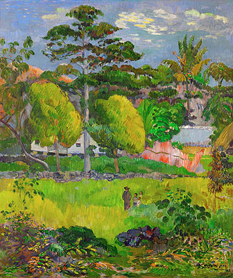 Landscape, 1901 | Gauguin | Gemälde Reproduktion