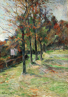 Road in Rouen, 1885 | Gauguin | Painting Reproduction