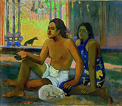 Eiahe Ohipa - Do not Work, 1896 | Gauguin | Painting Reproduction