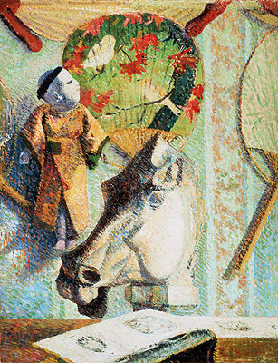 Still Life with Horse's Head, 1886 | Gauguin | Gemälde Reproduktion