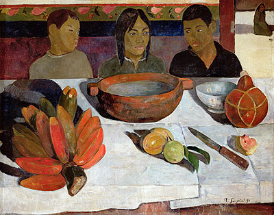 The Meal, Bananas | Gauguin | Painting Reproduction