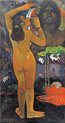 The Moon and the Earth, 1893 | Gauguin | Gemälde Reproduktion