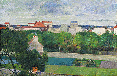 The Market Gardens of Vaugirard, 1879 | Gauguin | Painting Reproduction