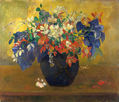 A Vase of Flowers, 1896 | Gauguin | Painting Reproduction
