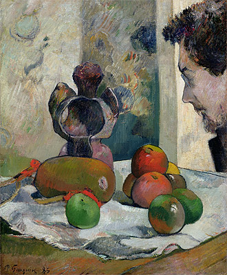 Still Life with Profile of Laval, 1886 | Gauguin