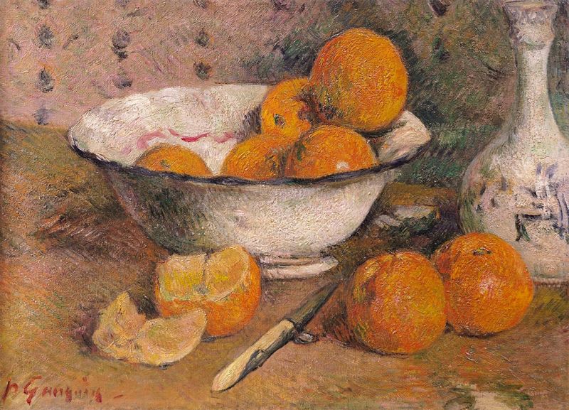 Still Life with Oranges, 1881 | Gauguin