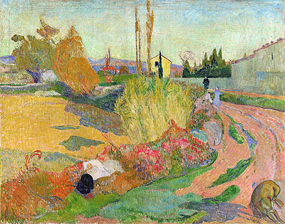 Landscape at Arles, 1888 | Gauguin | Gemälde Reproduktion