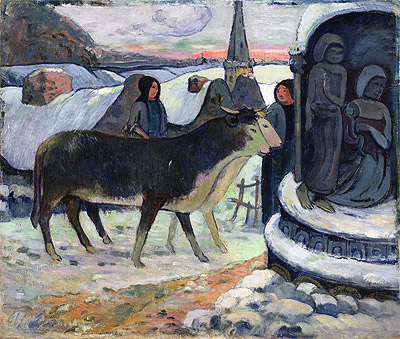 Christmas Night (The Blessing of the Oxen), c.1902/03 | Gauguin | Painting Reproduction