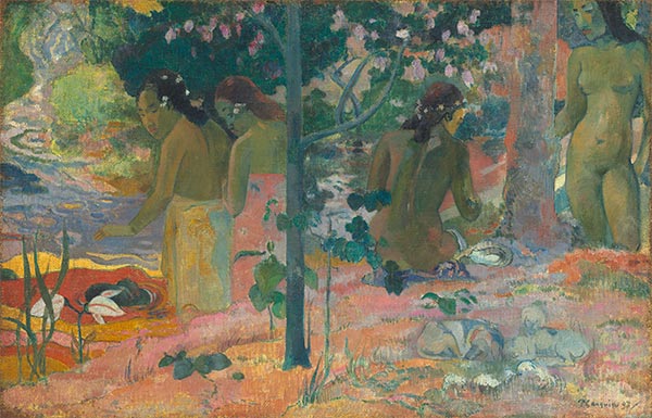 The Bathers, 1897 | Gauguin | Gemälde Reproduktion