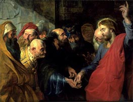 The Tribute Money | Rubens | Painting Reproduction