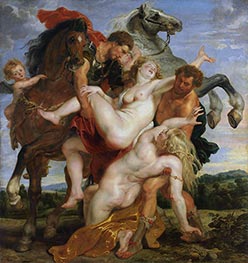 The Rape of the Daughters of Leucippus, 1618 by Rubens | Painting Reproduction
