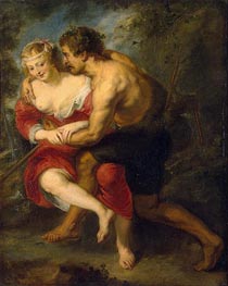 Pastorale Szene, c.1636/38 von Rubens | Gemälde-Reproduktion
