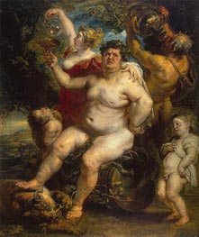 Bacchus, c.1638/40 von Rubens | Gemälde-Reproduktion