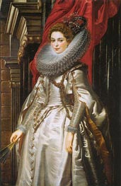 Portrait of Marchesa Brigida Spinola Doria, 1606 von Rubens | Gemälde-Reproduktion