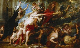 The Consequences of War, c.1637/38 von Rubens | Gemälde-Reproduktion