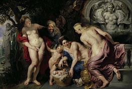 The Discovery of the Infant Erichthonius | Rubens | Painting Reproduction