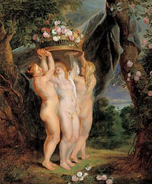 The Three Graces, c.1625 by Rubens | Painting Reproduction