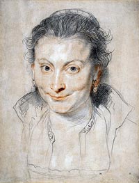 Portrait of Isabella Brandt, 1621 von Rubens | Gemälde-Reproduktion