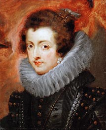 Isabella of Bourbon, 1629 by Rubens | Painting Reproduction