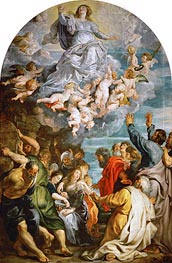Assumption of Saint Mary, c.1611/14 von Rubens | Gemälde-Reproduktion