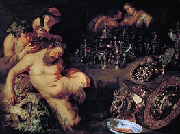Drunken Silenus, c.1611/12 von Rubens | Gemälde-Reproduktion