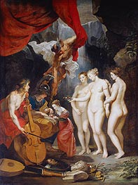 Education of Marie de Medici | Rubens | Gemälde Reproduktion