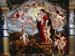 The Triumph of Divine Love | Rubens | Painting Reproduction