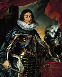 Portrait of Louis XIII, King of France | Rubens | Painting Reproduction