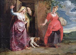 The Expulsion of Hagar, n.d. by Rubens | Painting Reproduction